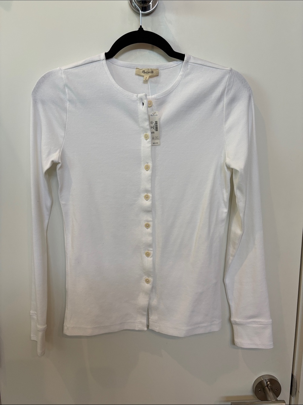Madewell Cotton Long Sleeve Button-Up